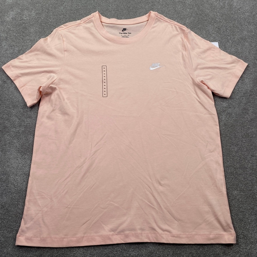 Nike The Nike Tee Mens XL Pink Short Sleeve Crew Neck T Shirt AR4997 664